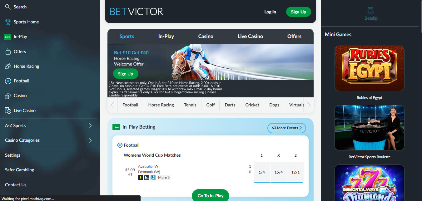 Betvictor UK Preview